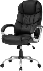 Office Chair ,High back ergonomic office chair, PU leather swivel work chair with armrests and lumbar support, Office Chair .