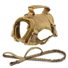 Tactical Cat Harness Leash Adjustable Puppy Vest For Military Small Dogs Harnesses 9Pcs Patches Walking Training Cat Accessories