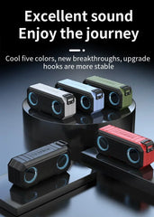 STONEGO Portable Bluetooth Speaker Wireless Flash Light Speaker TWS Bass Stereo IPX7 Waterproof Loudspeaker FM 12H Playtime