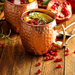 Wine Glasses Copper Goblet Juice Drink Stainless Steel Champagne Party Barware Mug Drum-Type Beer Coffe Cup Water Glass