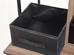 Litter Box Enclosure with 2 Storage Shelves and 2 Drawers, 2-in-1 Hidden Cat Litter Box Enclosure Furniture with Shelf
