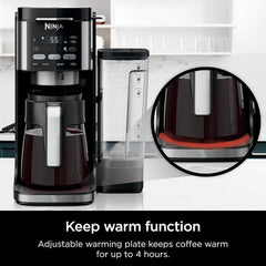 Coffee Machine, Hot and Iced Coffee Maker Compatible with K-Cup Pods, 12 Cup Single Serve Coffee Maker with Paper Filter, CFP101