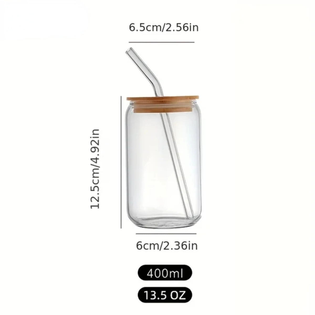 Transparent Bubble Tea Cup with Lid and Straw - 1PCS Juice Glass Beer Can Milk Mocha Cups - Stylish Breakfast Mug Drinkware