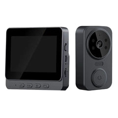 Smart Video Doorbell Camera IR Night Vision Digital Door Viewer 2.4G WiFi 800mAh Battery Magic Door Eye Two-Way Intercom
