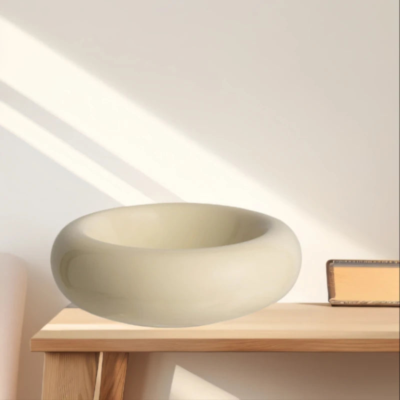 6.1 Inch Cat Bowl, 7 Ounces Ceramic Cat Food Bowl, Relieve Whisker Fatigue Cat Bowl, Anti-Vomiting, Protect Spine
