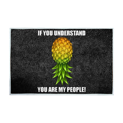Cartoon Pineapple Pattern Entrance Doormat Comfortable Non-slip Bathroom Floor Mats Home Decor Kitchen Rugs Welcome Door Mat
