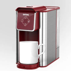 SIFENE Single Serve Coffee Machine, 3-in-1 Pod Coffee Maker for K-Pod Capsule, Ground Coffee, and Leaf Tea with 6-10 oz Cup Size