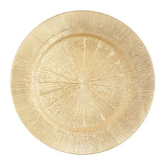 100 PCS Charger Plates Set, 13in Round Dinner Plate, Plastic Decorative Service Plate Wedding Decor Table Place