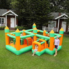 Sports & Outdoor Play Inflatable Bounce House Kids Obstacle Bouncy Castle for Outdoor Indoor Inflatable Bouncers