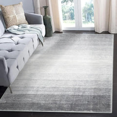 Modern Ombre Washable 4x6 Rug, Light Pink Rugs for Girls Bedroom, Soft Non-Slip Nursery Area Rug, Contemporary Non-Shed Kids