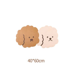 Cartoon Kitchen Floor Mat Absorbent Kitchen Rug Crystal Velvet Pad Bath Pad Anti-Slip Carpet Entrance Doormat Long Strip Carpet