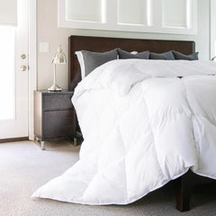 d King Comforter, White, All Season Down Alternative Comforter, Duvet Insert, Fluffy, Extra Large King Comforter,