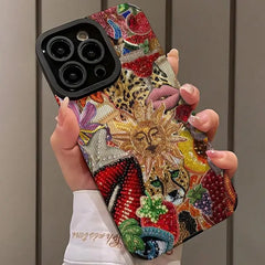 Fashion Lid Pattern Phone Case, Shockproof Phone Protective Cover Compatible with IPhone 16 Pro Max 15 Pro 14Plus 13 12 11 X/XS