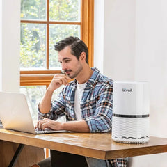 Levoit Air Purifier, True HEPA Air Cleaner for Allergies, Asthma and Pets, LV-H132-XR