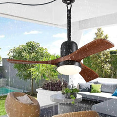 Outdoor Gazebo Fan,36 Inch,Moisture Resistant Outdoor Ceiling Fan with Dimmable Light,Memory Remote,Outdoors Ceiling Fan Lights