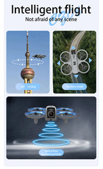 2025 Mini CZ06 Cool Light Drone 4K HD Dual Camera Obstacle Avoidance Optical Flow Aerial Photography Quadcopter Toys Gift Hot