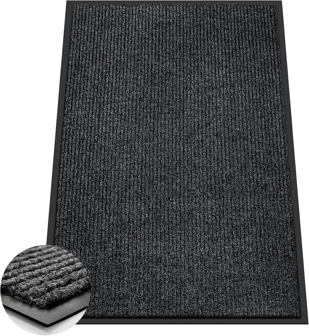 Front Door Mat Heavy Duty Indoor Outdoor Door Mat Non-Slip Backing Doormat for Entryway Stain and Fade Resistant Commercial