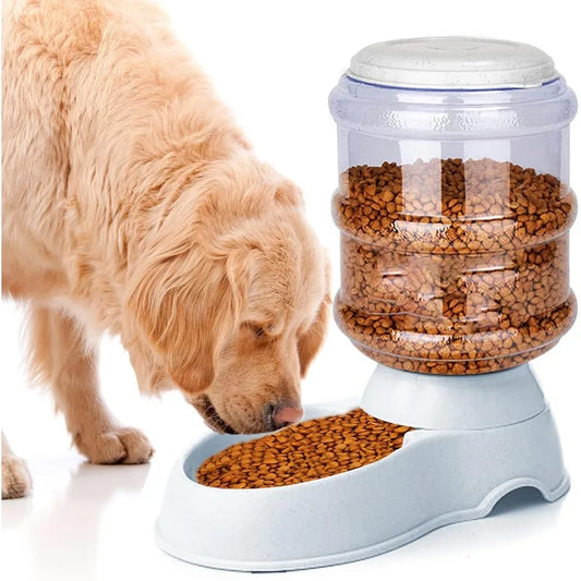 Automatic Dog Feeders, Dog Feeder Dispenser for Large Dogs, 3 Gallon Gravity Automatic Dog Cat Feeder Station,