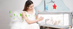 Baby Bassinet, Rocking Bassinet for Baby, 3 in 1 Bassinets Bedside Sleeper with Musical Toys, Bedside Bassinet for Baby