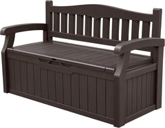 Storage Bench Deck Box Lockable for Patio Furniture,Garden Decor and Outdoor Seating for Cushions, Garden Tool and Pool Supplies