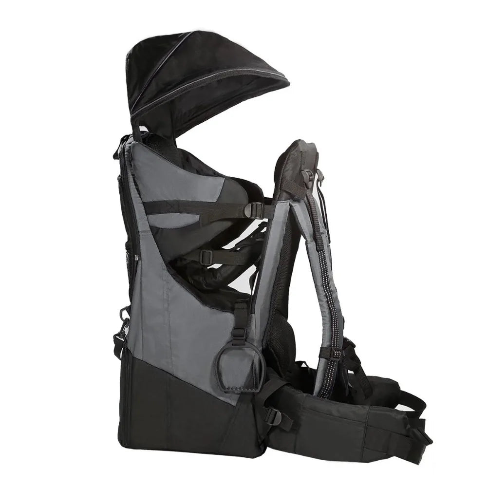 Bags Outdoor Deluxe Adjustable Baby Carrier  Light Hiking Child Backpack Camping, Shoulder Strap, Waist Strap Metal Material