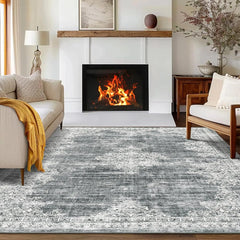 8x10 Area Rug,Rugs for Living Room,Washable Rug for Bedroom,Foldable Thin Rug,Rugs for Bathroom Entryway,Indoor Floor Rug