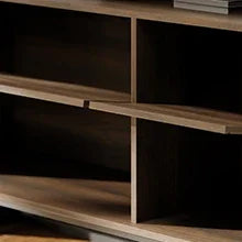 Buffet Sideboard Cabinet Modern Storage Cabinet with Louvered Door and Adjustable Shelf for Kitchen, Coffee Bar, Living Room