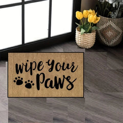 Wipe Your Paws Door Mat Non-slip Carpet Bedroom Entrance Doormats Home Decoration Washable Kitchen Bathroom Balcony Floor Rug