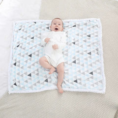 Baby Blanket Warm Fleece Thermal Newborn Soft Stroller Sleep Cover Infant Bedding Swaddle Wrap Soft Washable Thick Blanket Quilt