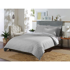 Queen Duvet Cover, 3 Piece Set, Genuine 100% Organic Viscose Derived from Bamboo, Luxuriously Soft and Cooling, 2 Pillowcases