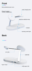 3 in 1 Magnetic Wireless Charger For iPhone 16 15 14 13 12 Fast Charging Station for Apple Watch 10 9 8 7 6 5 4 Airpods 2 3 Pro