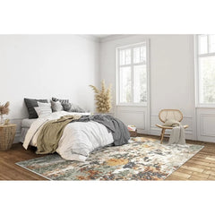 Non-Shedding 10x14 Area Rug Abstract Design Thick Pile Indoor Carpet Living Room Bedroom Kitchen Dining Room Durable Stain