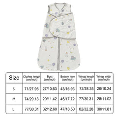 Adjustable Wearable Blanket Pure Cotton Swaddling Sleeping Bag Comfortable Sleeping Bag Cotton Sleeping Bag Kids For Comfortable