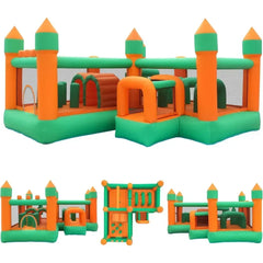 Sports & Outdoor Play Inflatable Bounce House Kids Obstacle Bouncy Castle for Outdoor Indoor Inflatable Bouncers