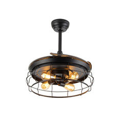42"  Ceiling Fan with Light w/Remote Control 3 Gear Wind Flush Mount Ceiling Fan
