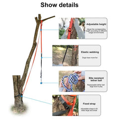 Tug Of War Dog Toy Tree Tugger Dog Toy Dog Rope Toy Tether Tug Dog Pull Toy Dog Tree Tug Toy For Pulling Shaking Relieve Boredom