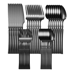 20/30/40Pcs Dinnerware Set Stainless Steel Knife Fork Spoon Cutlery Tableware Set Kitchen Flatware Dinner Silverware Table Set
