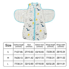 Adjustable Wearable Blanket Pure Cotton Swaddling Sleeping Bag Comfortable Sleeping Bag Cotton Sleeping Bag Kids For Comfortable