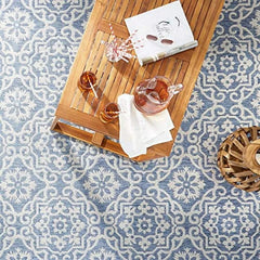 New York Patio Country Danica Transitional Geometric Indoor/Outdoor Area Rug,  9'2"x12'5"