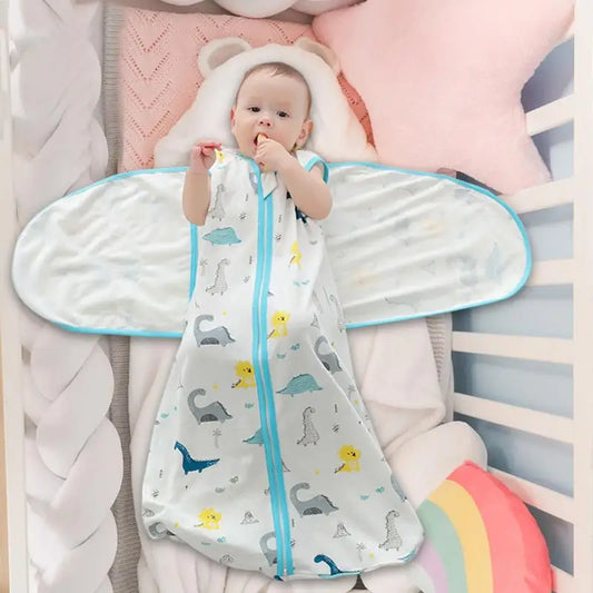 Adjustable Wearable Blanket Pure Cotton Swaddling Sleeping Bag Comfortable Sleeping Bag Cotton Sleeping Bag Kids For Comfortable