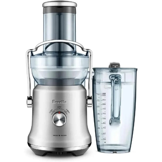 Juice Fountain Juicer Brushed Stainless Steel 70 Fl Oz Fruit Juice Extractor and Vegetables Blender Machine Orange Kitchen Home