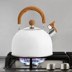 Whistling Tea Kettle For Stove Top Modern Stainless Steel Whistling Teapot 2.5 Liter Whistling Tea Kettle For Making Coffee Milk