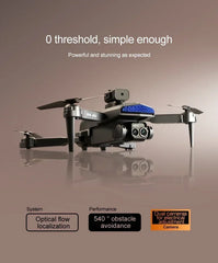 2025 D6 Mini Drone 4k Profesional 8K HD Camera Obstacle Avoidance Aerial Photography Brushless Foldable Quadcopter Gifts Toys