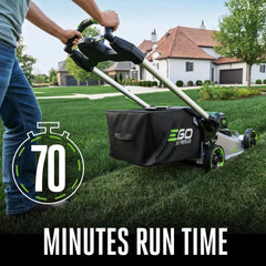 LM2206SP 22inch Aluminum Deck Select Cut Self-Propelled Lawn Mower, 10.0Ah Battery and 700W Turbo Charger Included