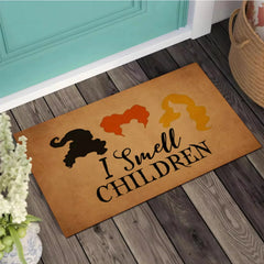 Funny Halloween Indoor Decor Doormat - I Smell Children (23.7 X 15.9 in)