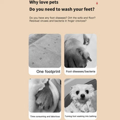 1Pcs Electric Pet Foot Washer Cup Silicone Soft Foot Cup Cat Foot Cleaning Bucket Dog Paw Cleaner Cup Quick Claw Care Cleaner