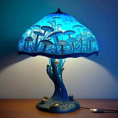 Retro Mushroom Table Lamp Plant Design Home Table Decoration Resin Plant Shape USB Charging Bulb Lamp Dark Decor For Kitchen