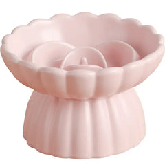 Food Bowl Ceramic Elevated Cats Small Dogs Slow Feed Bowls Anti-choking Pet Eating Feeders Anti-gulping Puppy Supplies
