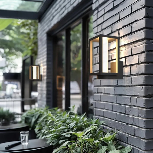 Modern Outdoor Wall Lights LED, Exterior Wall Sconce Lights, Stainless Steel Outdoor Light Fixture, Waterproof Lights,