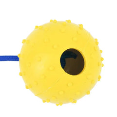 Dog Ball With Rope Bite Resistant Interactive Pet Ball Dog Ball With Rope Training Chew Toy Tug Ball Launchers For Aggressive